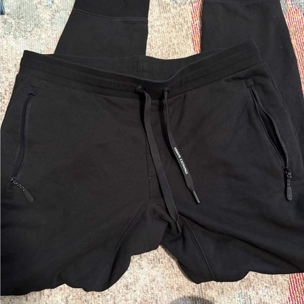 Black Armani exchange Jogger Pants